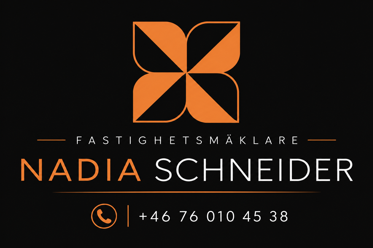 Nadia Schneider, fastighetsmäklare